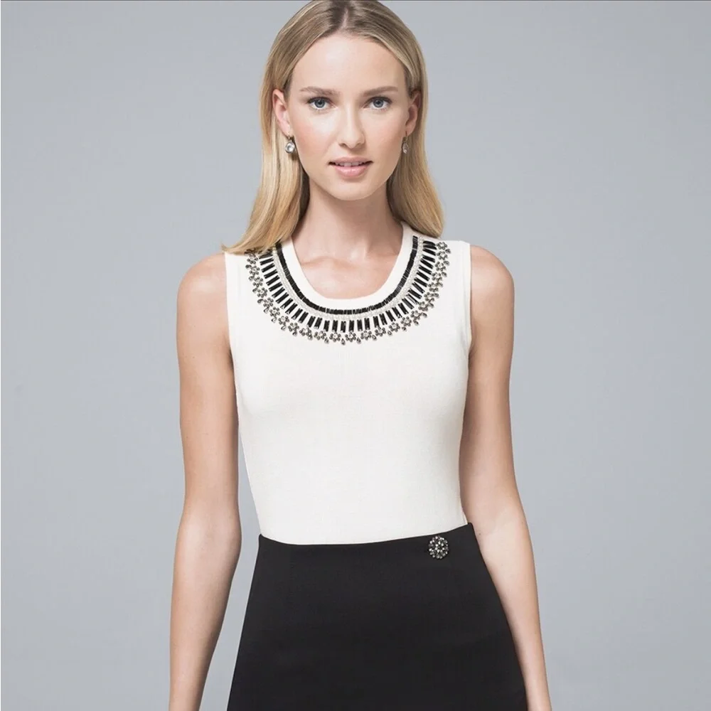 Necklace collar tank
